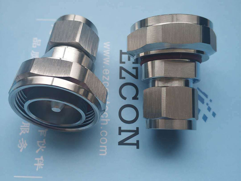DIN 716 Male to N Male Low PIM RF Coaxial Connector