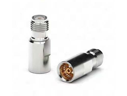 BMA Female to SMA Female Straight Stainless Steel RF Coaxial Connector