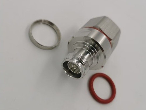 4.3-10 male RF coaxial connector for 7/8" feeder cable