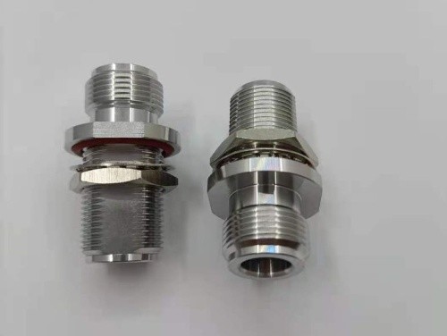 N female to N female bulkhead RF coaxial adapter