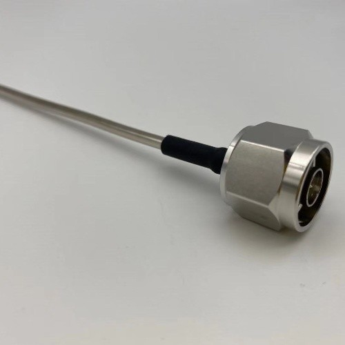 Semi rigid Semi flexible N male to N male RF coaxial cable assembly with 141 cable