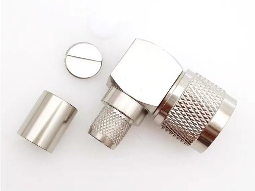 N-type male right angle crimp connector for LMR400