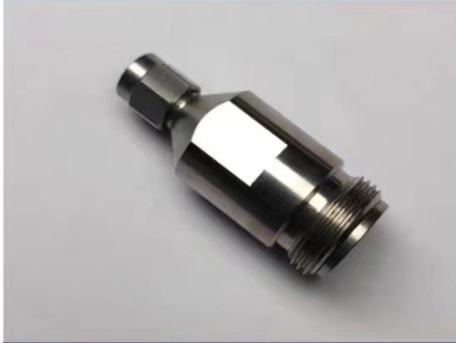 Stainless steel RF adapter N type to SMA type, DC~18GHz