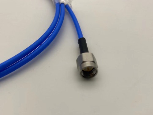 18GHz SS405 Jumper Cable Assembly with Double Ends SMA Male Connectors Stainless Nut