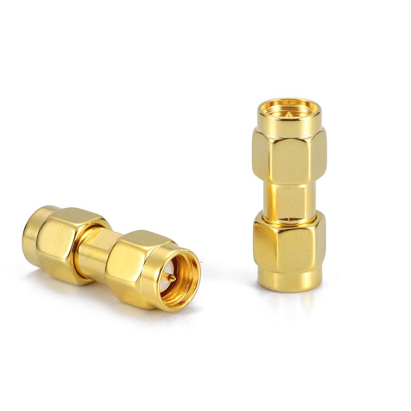 SMA male to SMA male RF coaxial adapter
