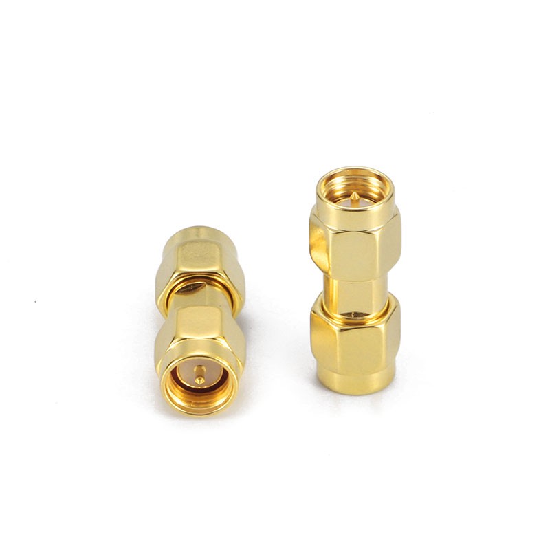 SMA male to SMA male RF coaxial adapter
