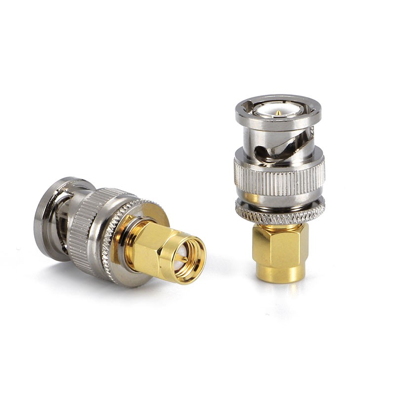 BNC male to SMA male RF coaxial adapter