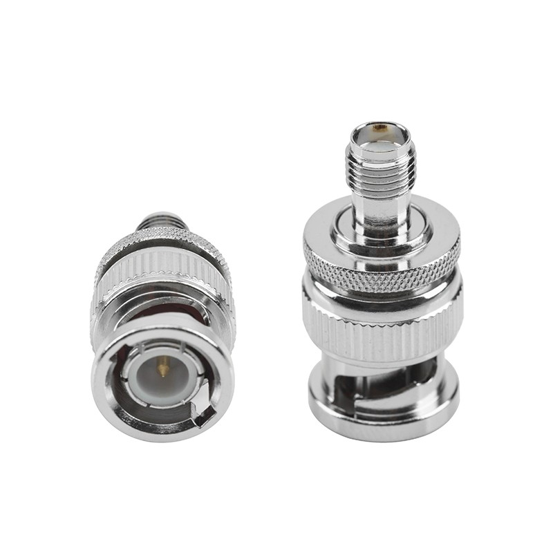 BNC male to SMA female RF coaxial adapter