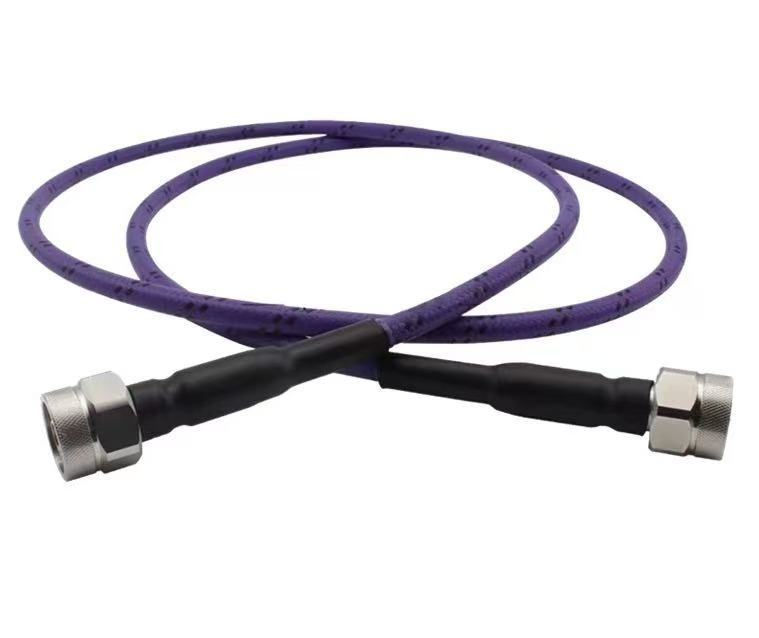 Armored test cable assemby N male to N male coaxial cable assembly, 18GHz low VSWR