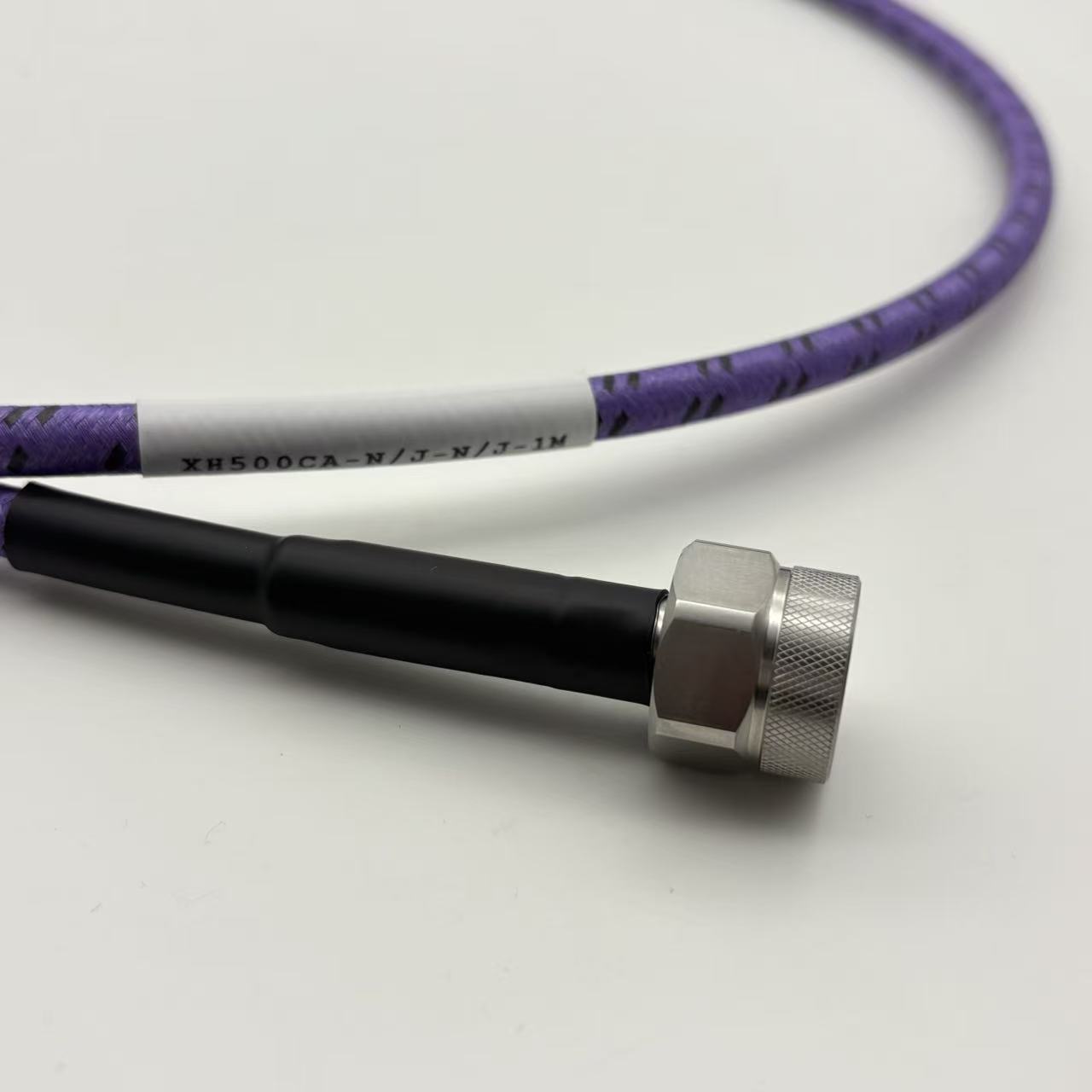 18G armored N male to N male Microwave cable assembly stainlee steel connector low VSWR phase stable RF coaxial cable
