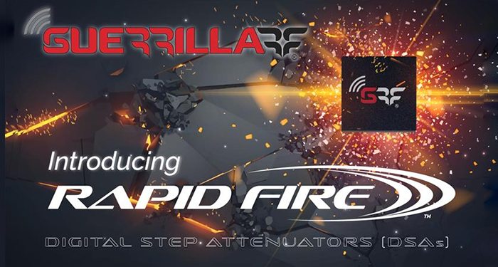 Guerrilla RF Starts Production of Digital Step Attenuator Based on Rapid Fire Technology