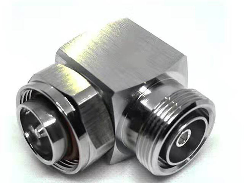 DIN Female to Male Right Angle Low PIM RF Coxial Connector