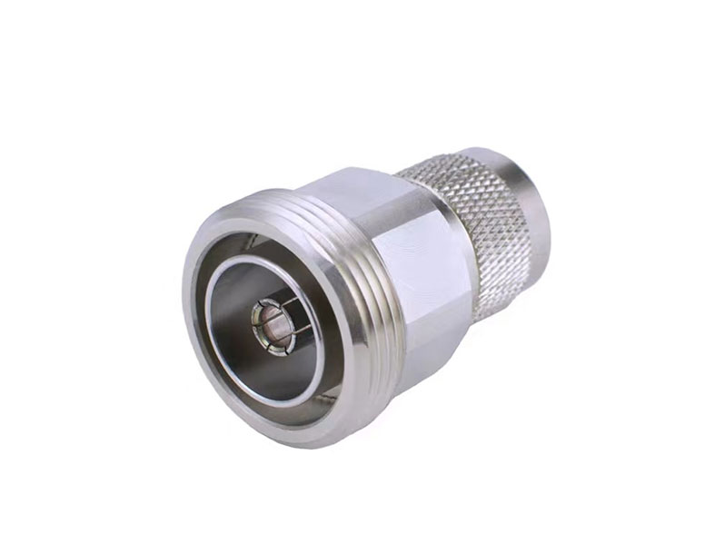 DIN 716 Female to N Male RF Coaxial Adapter