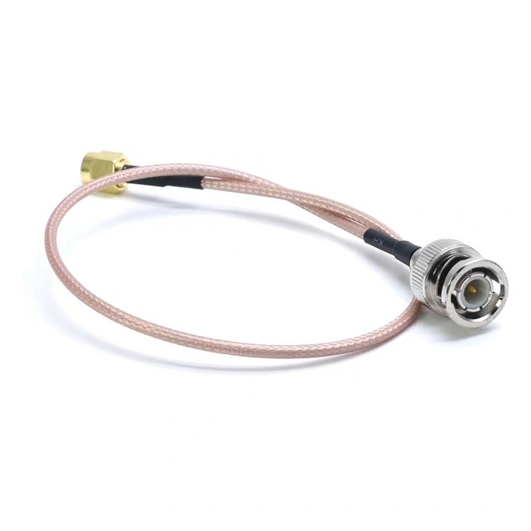 BNC Male to SMA Male RF Jumper Cable Assembly