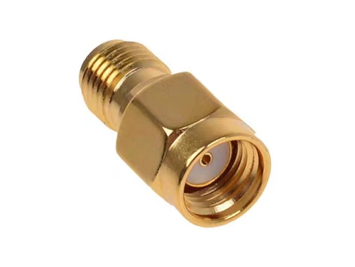 Straight Rpsma Male to SMA Female RF Coaxial Connector