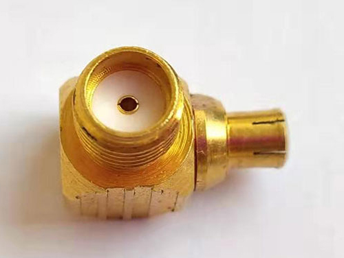 MFBX Male Right Angle to SMA Female RF Coaxial Connector