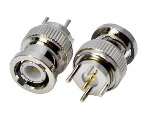 BNC Male 4 Pin PCB Mount RF Coaxial Connector