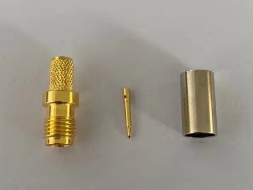 Reversed Polarity SMA Female Crimping for Rg58 Coaxial Connector