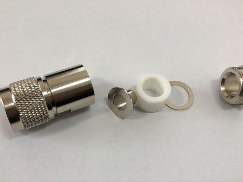N male clamp connector for RG213 cable